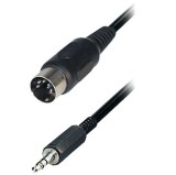 Cablu audio stereo 1.5m 3.5 mm JACK tata - 5PIN DIN tata, Generic