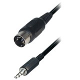 Cablu audio stereo 1.5m 3.5 mm JACK tata - 5PIN DIN tata