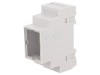 Carcasă polistiren gri pentru şină DIN 90x35x65mm, KRADEX