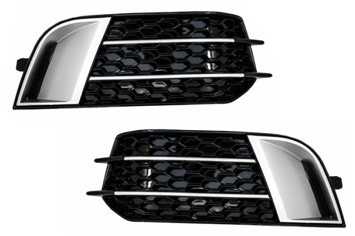 Grile Laterale Audi A1 8X (2010-2015) RS1 Negru lucios Performance AutoTuning