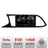 Navigatie Seat Leon MIB Quad Core 5960Pro-306 Android Octa Core Qualcomm 2K Qled 8+128 DTS DSP 360 4G Optical CarStore Technology