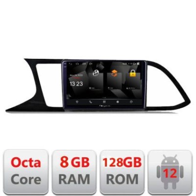 Navigatie Seat Leon MIB Quad Core 5960Pro-306 Android Octa Core Qualcomm 2K Qled 8+128 DTS DSP 360 4G Optical CarStore Technology foto