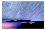 Tablou Canvas Dansul Etern al Stelelor Albastre, 39 x 26 cm, CMCLASS