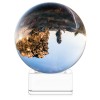 Glob sticla Navaris 70mm transparent, decorativ, fotografii, Craciun, universal