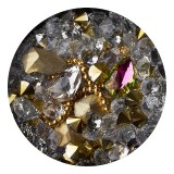 Decor unghii cristale conice Crystal Clear, Cupio