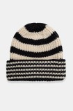 New Era caciula culoarea albastru marin, din tricot gros, 60565460