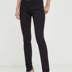 Elisabetta Franchi jeansi femei, culoarea negru