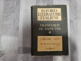Istoria literaturii italiene de Francesco de Sanctis