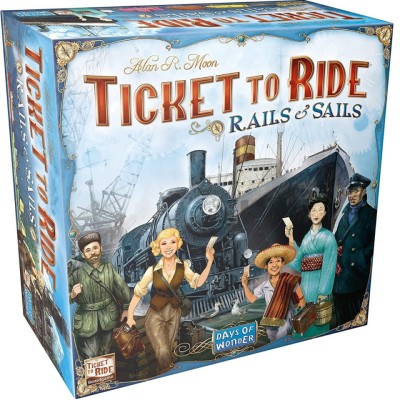 Joc de societate Ticket to Ride Rails &amp;amp; Sails, limba engleza foto