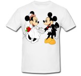 Cumpara ieftin Tricou &quot; Mickey Mouse and Minnie Mouse - casatorie &quot;