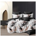 Cumpara ieftin Lenjerie pat dublu,bumbac finet,6 piese,cearceaf normal 220x240cm, cearceaf pilota 200x220cm, 2 fete de perna 50x70, 2 fete de perna 70x70-A1098