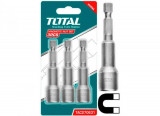 Total - Set 3Chei 12Mm -1/4 Hex - 65Mm