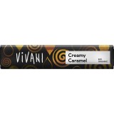 Vivani Baton Ciocolata Bio Caramel Crem&oacute;s cu Sare de Mare 40g Vegan