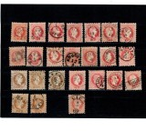 Austria 1867 - Lot uzuale Franz Iosif, 5kr, 15kr, cu stampile clare