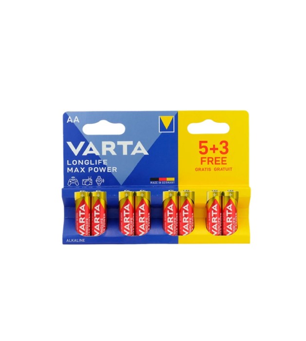 Set 8 baterii Varta Max Power AA / LR6 4706 (Max Tech)