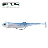 SHAD SPRO GUTSBAIT UV 110 MM PLUS OFFSET 3/0 14 GR AQUA AND PEARL
