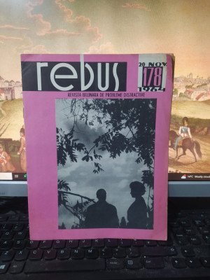 Rebus, revistă bilunară de probleme distractive, nr. 178, 20 nov. 1964, 111 foto