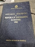 Anuarul Statistic RSR 1982, Directia Centrala de Statistica, 590 pagini, Coperta Cartonata