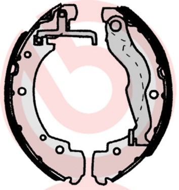 BREMBO S 85 515 ESSENTIAL LINE Set saboti frana