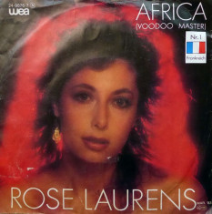 Rose Laurens - Africa (1983, WEA) disc vinil single 7&amp;quot; foto