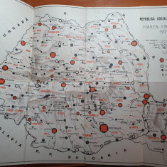 harta oraselor din republica socialista romania - din anul 1971