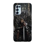 Husa compatibila cu Oppo A72, Viceversa, model Ned Stark Game of Thrones, Silicon, TPU, Transparent, Carcasa