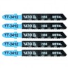 Set 5 lame pentru fierastraie pendulare Yato YT-3412, HSS, Lungime 75 mm
