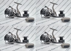 SET 4 Mulinete Feeder si Crap PRO FL CHASER LA6000 tambur Long Cast