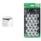 Set capace prezoane 21 mm, culoare Crom AVX-AMG21308