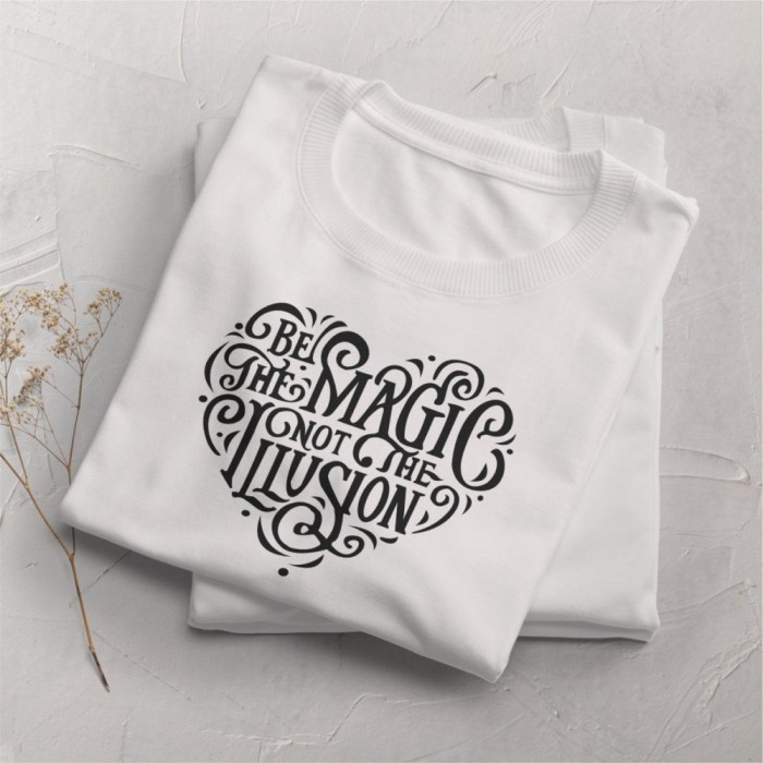 Tricou casual din bumbac 100% de barbati marimea L Be the magic