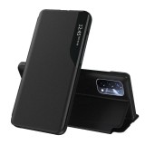 Husa Oppo A54 5G Eco Leather View flip tip carte, negru