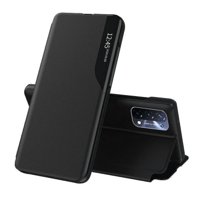 Husa pentru Oppo A54 5G / A74 5G / OnePlus Nord N200 5G, Techsuit eFold Series, Black foto