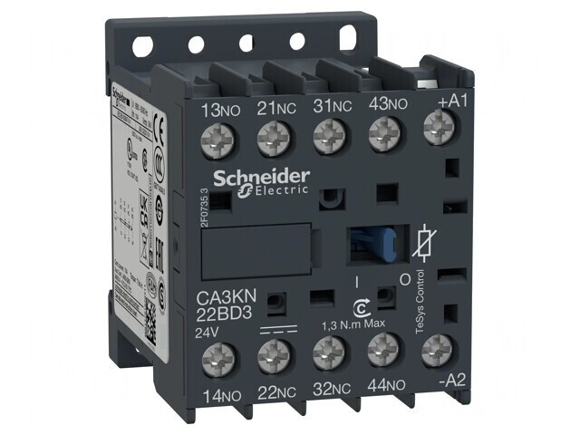 Contactor 4P 24VDC 10A TeSys D