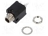 Conector jack, Jack 6,3mm, 3 contacte, mama, CLIFF - J/SKT S1VS/SSS foto