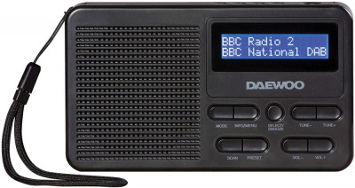 radio digital daewoo cu baterie reincarcabila foto