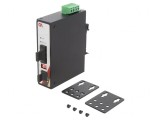 Convertor Media Giga Ethernet/Fibră Optică Multimod 12-48VDC