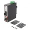 Convertor Media Giga Ethernet/Fibră Optică Multimod 12-48VDC