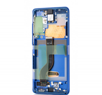 Display Samsung S20+, G985F, G986F 5G, Aura Blue, Service Pack OEM foto