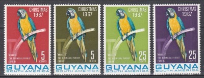 Guyana 1967 - Crăciun - Păsări, MNH foto