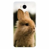 Husa silicon pentru Huawei Y6 2017, Cute Rabbit In Grass