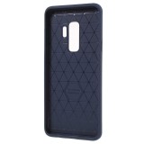 Husa Samsung Galaxy S9 Ipaky Elegant Grid Design TPU Hybrid Albastru