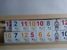 Joc Remi Rummy rummikub cu piese albe moderne foto