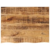 Cumpara ieftin Blat de masa margine naturala, 80x60x3,8 cm, lemn masiv mango