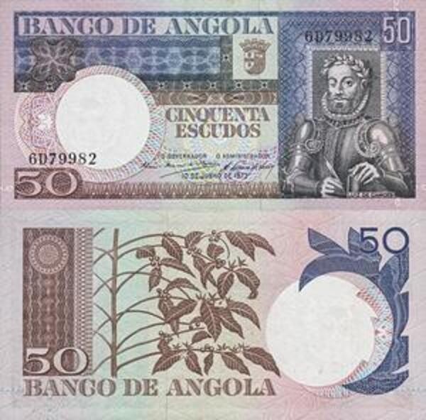 Angola 1973 - 50 escudos aUNC