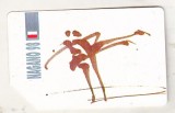 bnk card Cartele telefonice - Polonia - sport - JO de iarna Nagano 1998 - patinaj artistic