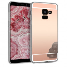 Husa SAMSUNG Galaxy A5 2018 / A8 2018 - Mirro (Roz-Auriu) foto