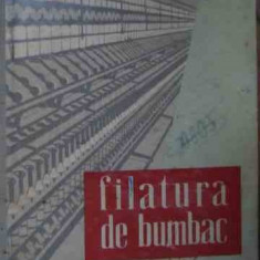 Filatura De Bumbac Manual Pentru Scoli Profesionale - Colectiv ,522636