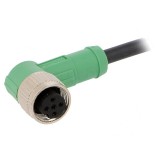 Cablu de conectare M12 unghi 1,5m 60VAC 4A