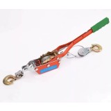 Troliu manual macara cu sufa 2t tone, 6*2300mm, clichet dublu, 2 carlige, mecanism blocare