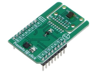 Placă prototip MIKROE Click board VL53L4EDV0DH/1 3,3V I2C proximitate foto